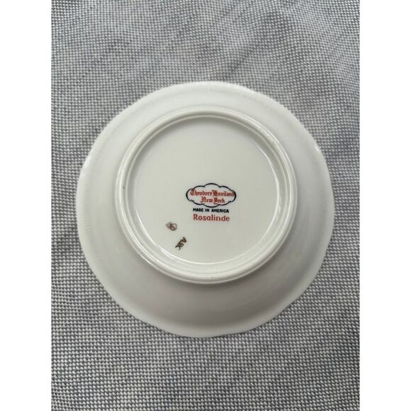 Theodore Haviland New York Made in America - ROSALINDE - 5" Desert Fruit Bowl - Picture 3 of 4